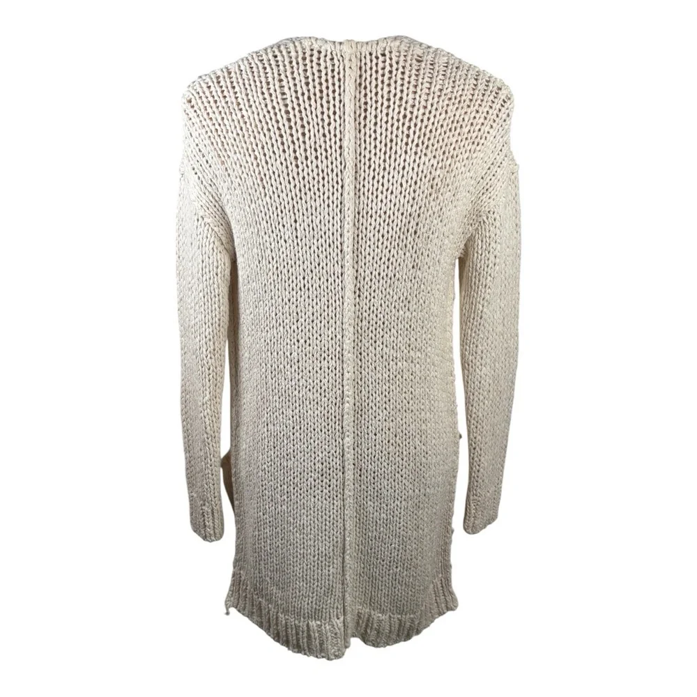Free People 'Simply Sienna' cardigan in ivory cotton blend size Small